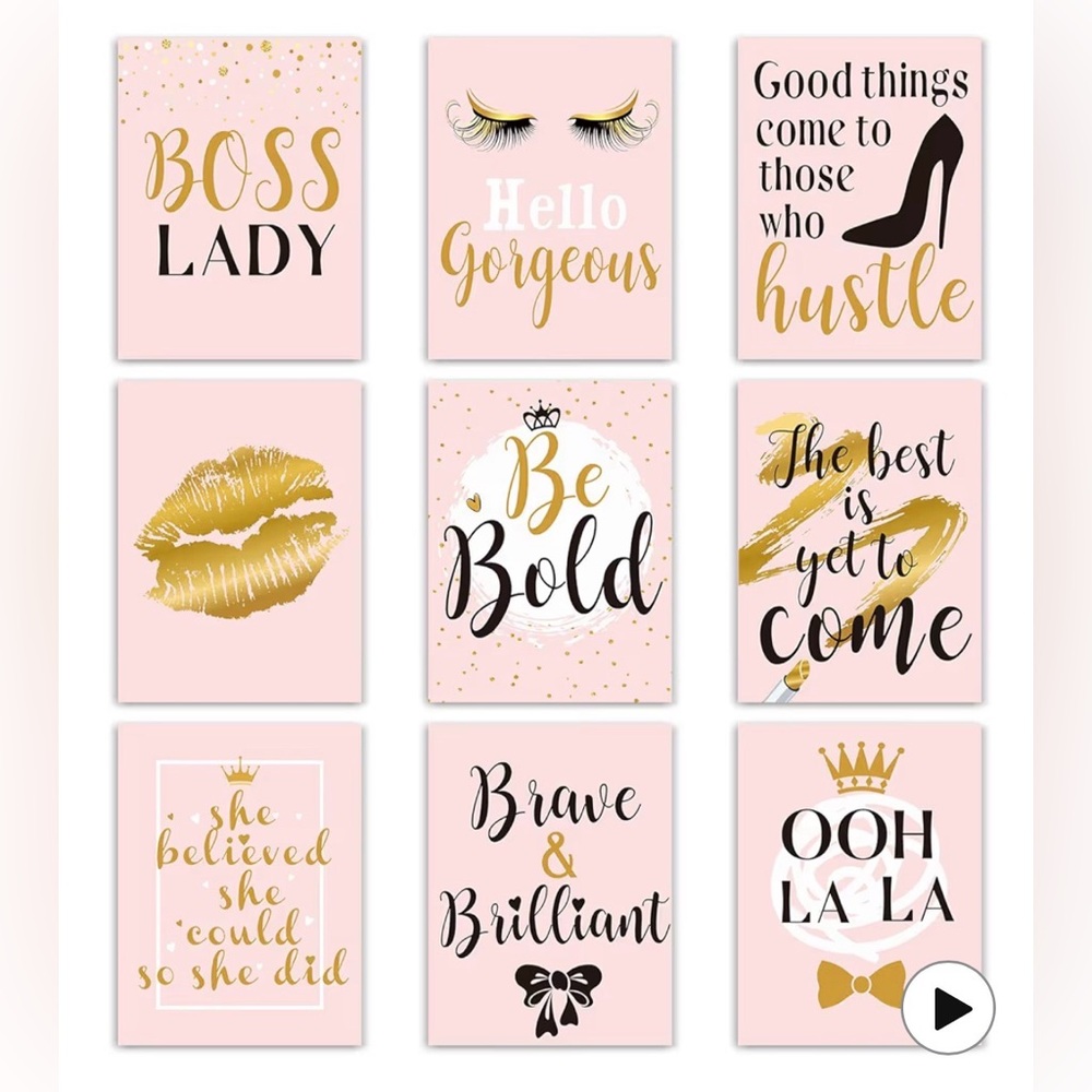 Resellers Bundle of 4 8 x 10 Inspirational Signs